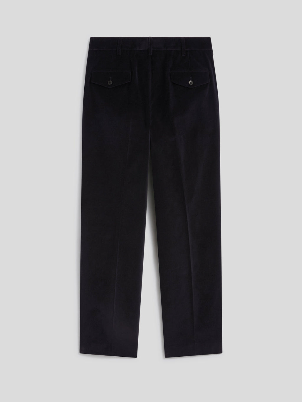 LOOSE-FIT BLACK CHINO PANT WITH TWO PLEAT - BLACK - Check Active | Pence 1979
