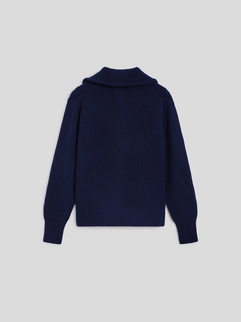 REGULAR FIT PRUSSIAN BLUE WOOL SWEATSHIRT - PRUSSIAN BLUE - Check Active | Pence 1979