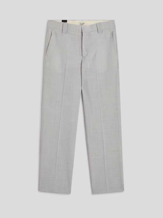 CHINO PANT - GREY MELANGE - Check Active | Pence 1979