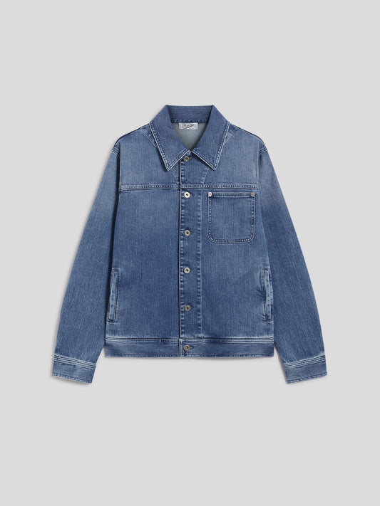 JACKET WITH POCKET - LIGHT BLUE - Check Active | Pence 1979