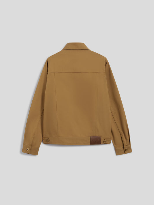 JACKET WITH POCKET - TOBACCO - Check Active | Pence 1979