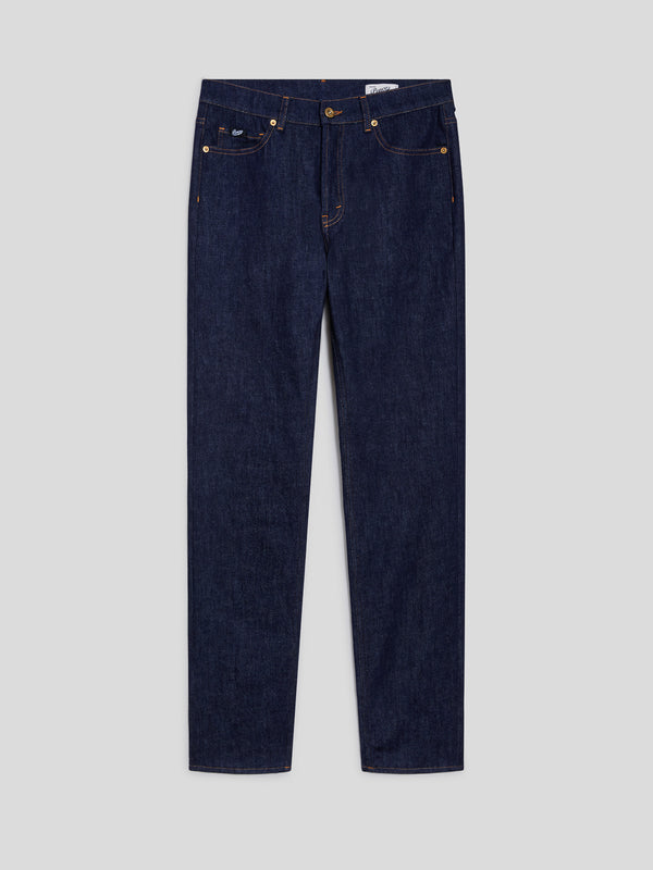 PANTALONE 5 TASCHE DA UOMO IN DENIM COMFORT BLU SCURO, REGULAR FIT - DARK DENIM BLUE  - Abbigliamento Uomo | Pence 1979