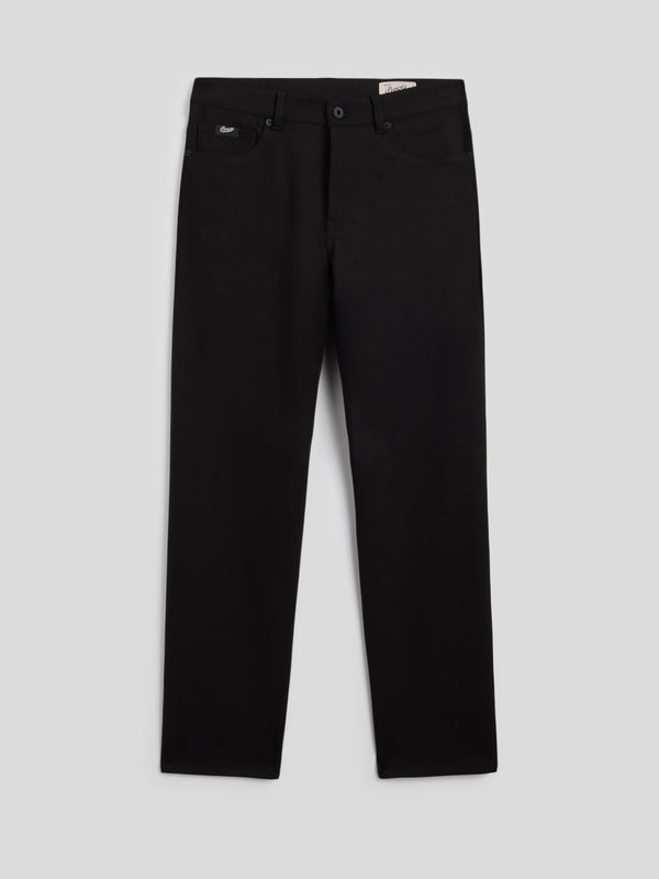 PANTALONE 5 TASCHE DA UOMO JERSEY PESANTE COMFORT SLIM FIT COLORE NERO - NERO - Abbigliamento Uomo | Pence 1979