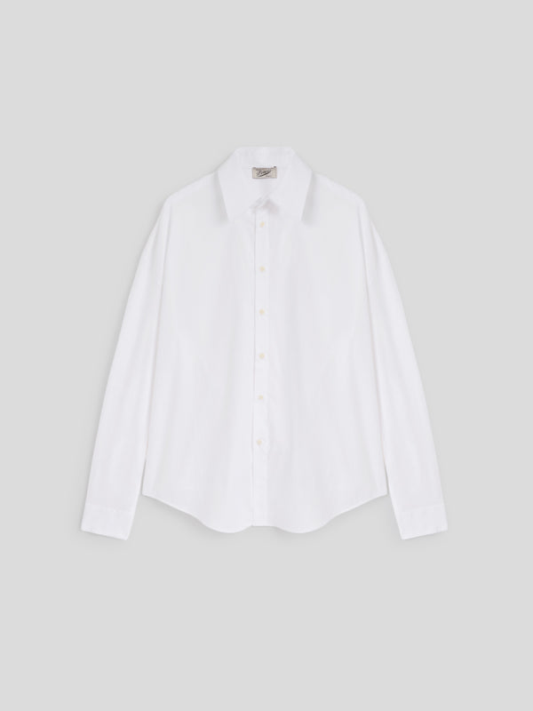 CAMICIA DA UOMO IN POPELINE DI COTONE OVER FIT COLORE BIANCO - BIANCO - Abbigliamento Uomo | Pence 1979
