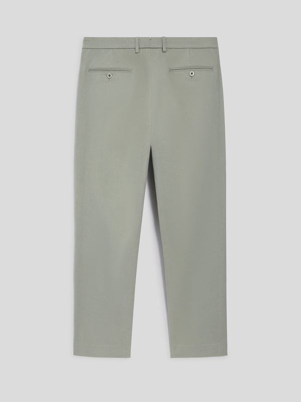 PANTALONE CHINOS DA UOMO CON 1 PINCES, REGULAR FIT, IN COTONE COMFORT COLORE GRIGIO - GRIGIO - Abbigliamento Uomo | Pence 1979