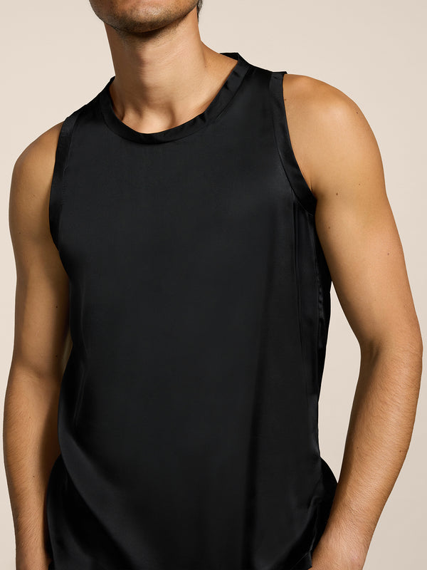 CANOTTA UNISEX IN VISCOSA RELAXED FIT COLORE NERO - NERO - Abbigliamento Donna | Pence 1979