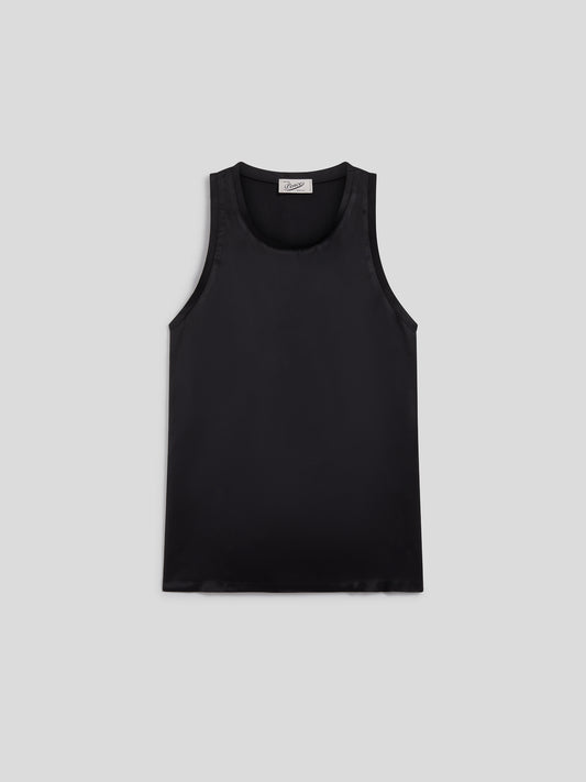 CANOTTA UNISEX IN VISCOSA RELAXED FIT COLORE NERO - NERO - Abbigliamento Donna | Pence 1979