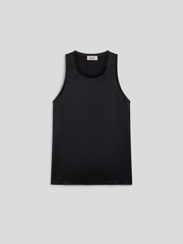 CANOTTA UNISEX IN VISCOSA RELAXED FIT COLORE NERO - NERO - Abbigliamento Donna | Pence 1979