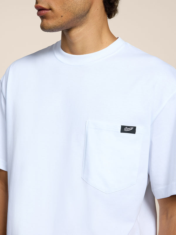 T-SHIRT UNISEX OVER FIT IN COTONE COLORE BIANCO - BIANCO - Abbigliamento Donna | Pence 1979