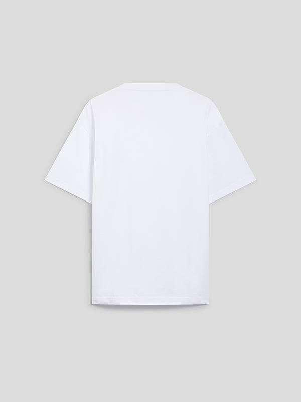 T-SHIRT UNISEX OVER FIT IN COTONE COLORE BIANCO - BIANCO - Abbigliamento Donna | Pence 1979
