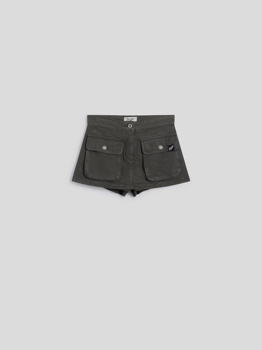GONNA PANTALONE MINI - GRAFITE - Abbigliamento Donna | Pence 1979