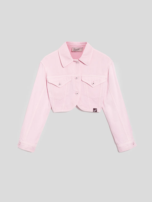 GIUBBINO CROPPED - ROSA CHIARO - Abbigliamento Donna | Pence 1979
