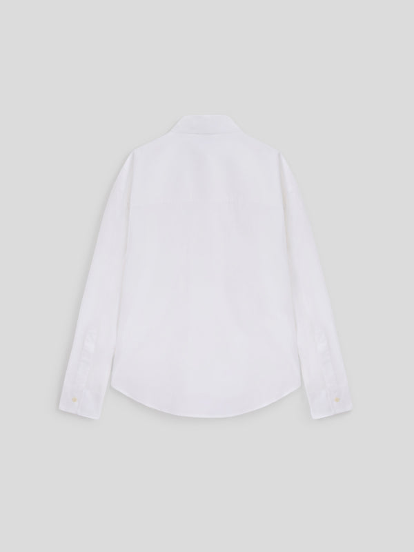 CAMICIA DA DONNA OVER FIT DI COTONE POPELINE COLORE BIANCO - BIANCO - Abbigliamento Donna | Pence 1979