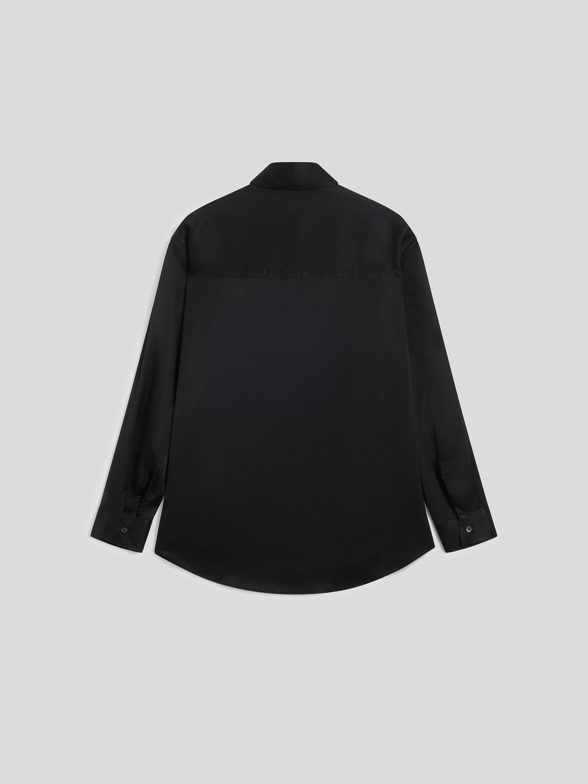 CAMICIA DA DONNA IN VISCOSA OVER FIT COLORE NERO
