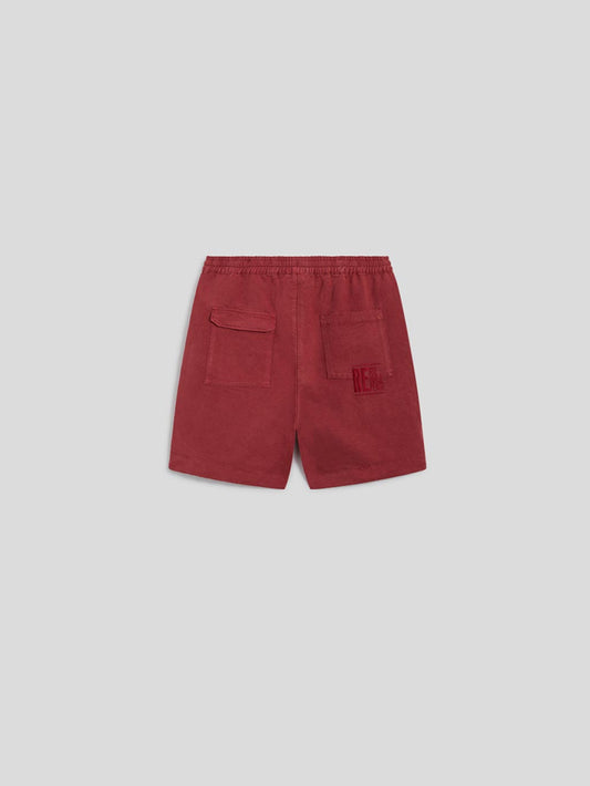 PANTALONCINO CON RICAMO - BORDEAUX - Archivio | Pence 1979