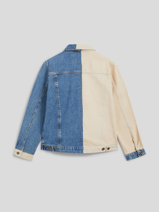 GIUBBINO IN DENIM - LATTE/BLU - Archivio | Pence 1979