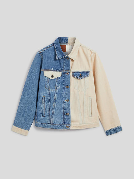 GIUBBINO IN DENIM - BLU/LATTE - Archivio | Pence 1979