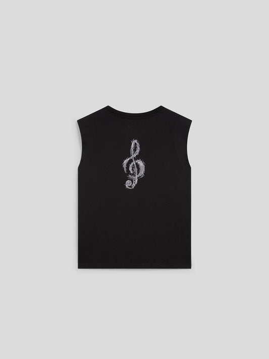 T-SHIRT CON RICAMO - NERO - Archivio | Pence 1979