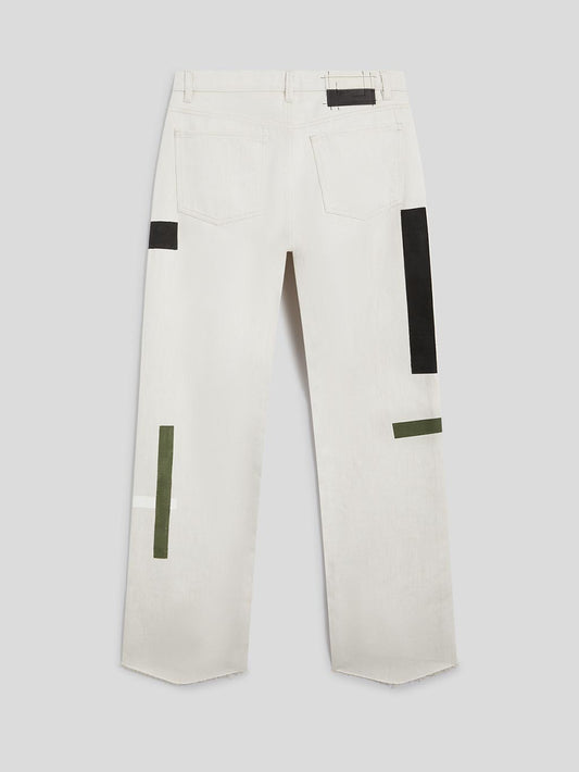 PANTALONE CON STRISCE - BIANCO - Archivio | Pence 1979