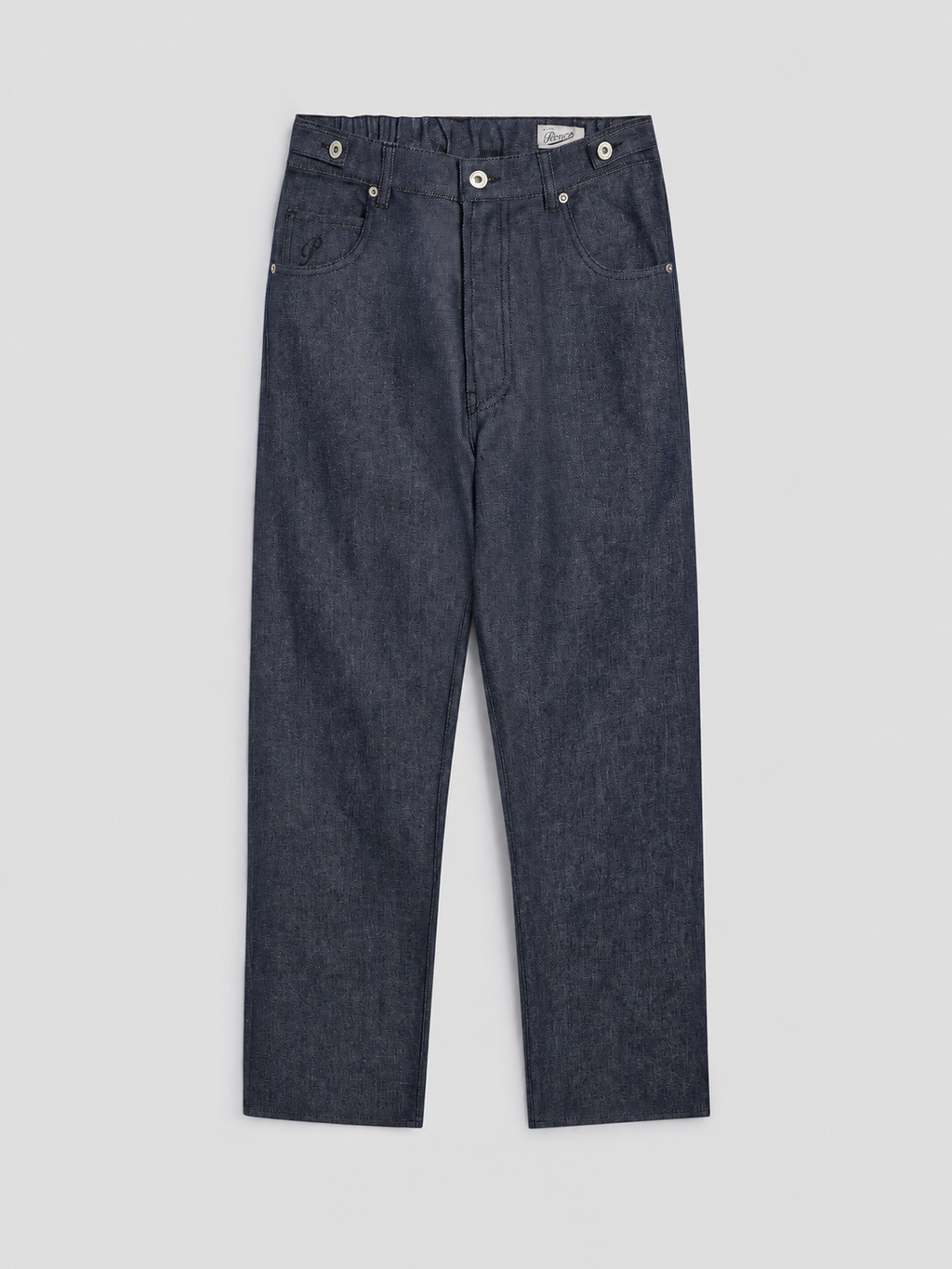 PANTALONE CINQUE TASCHE IN DENIM LEGGERO SPICY BLUE CON ELASTICO IN VITA RELAXED FIT - SPICY BLU - Abbigliamento Donna | Pence 1979