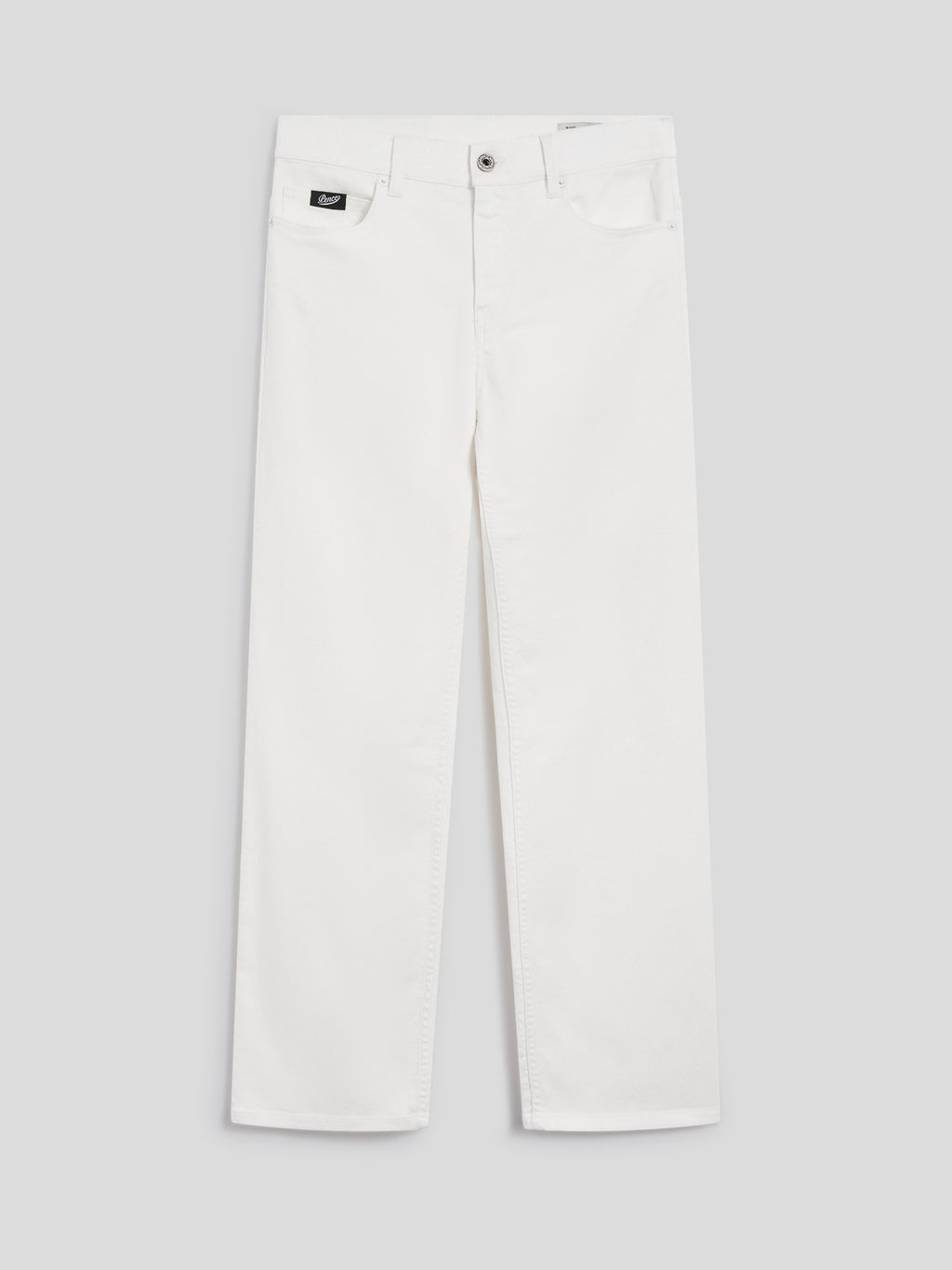 REGULAR-FIT TROUSERS IN WHITE DENIM - PURE WHITE - promo code | Pence 1979