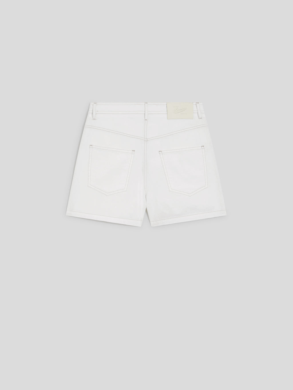 PANTALONCINO REGULAR FIT IN COTONE BIANCO - BIANCO - Abbigliamento Donna | Pence 1979