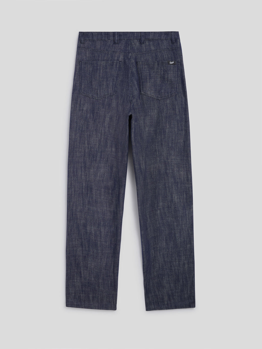 HIGH RISE WIDE LEG FIVE POCKET SPICY BLUE DENIM PANTS - SPICY BLUE - Check Active | Pence 1979