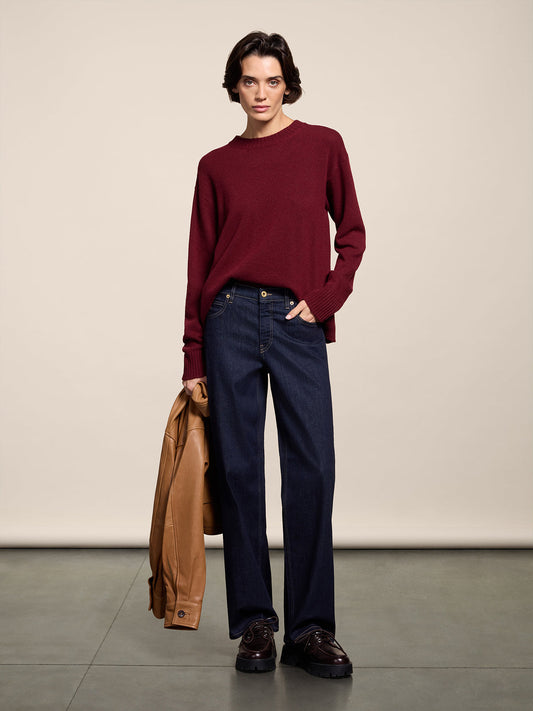 PANTALONE CINQUE TASCHE IN DENIM COMFORT OCEANO REGULAR FIT - OCEANO - Abbigliamento Donna | Pence 1979