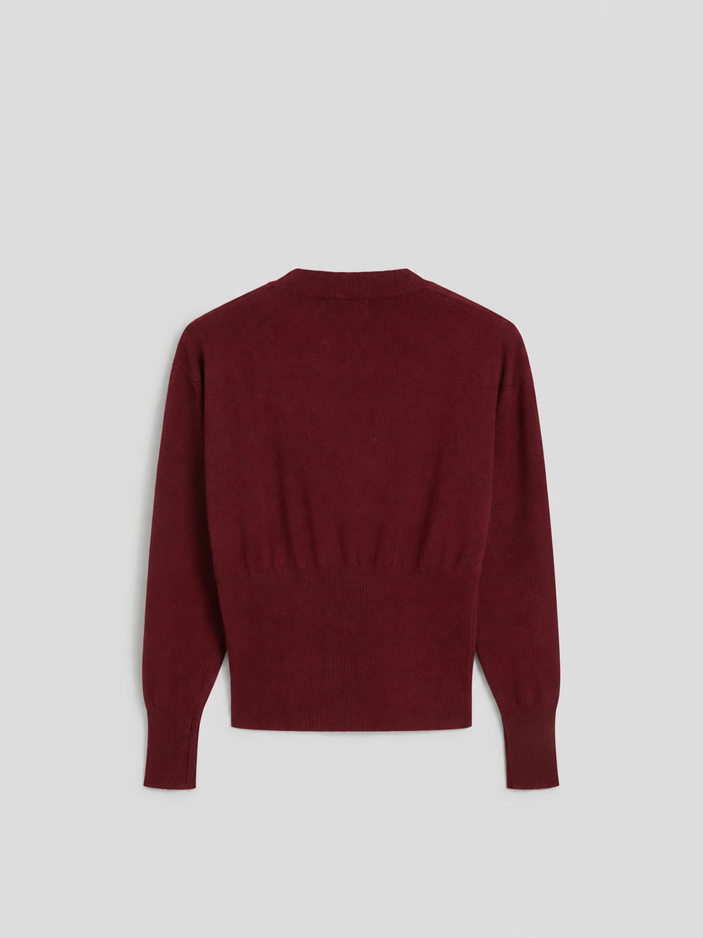 MAGLIA LEGGERA GIROCOLLO BORDEAUX IN LANA E CASHMERE REGULAR FIT - BORDEAUX - Check Active | Pence 1979