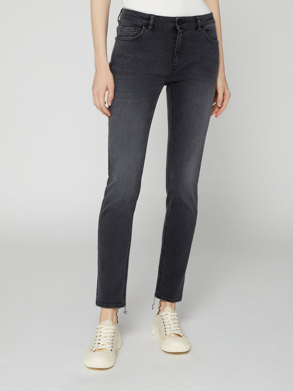 Jeans Slim Fit da Donna grigio scuro