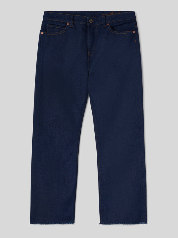 Jeans Bootcut da Donna a vita alta blu scuro