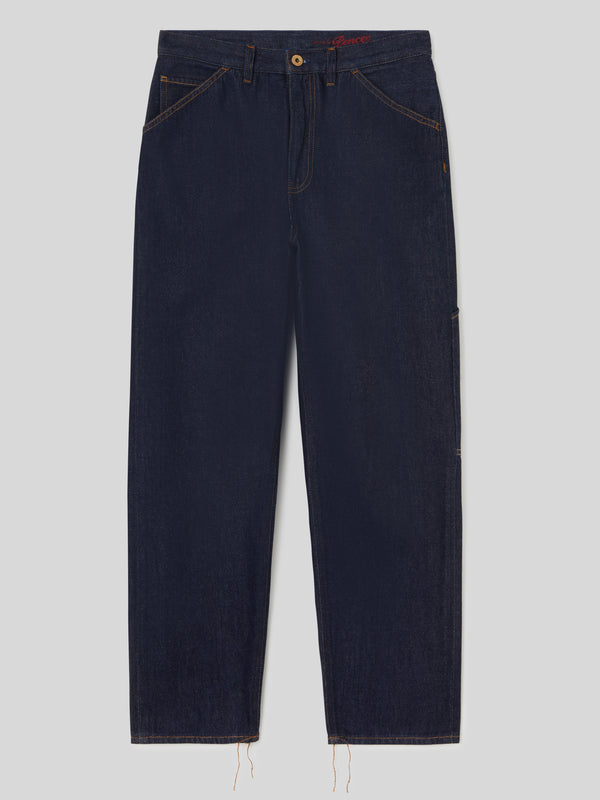 Jeans Oversize Loose Fit da Donna blu scuro