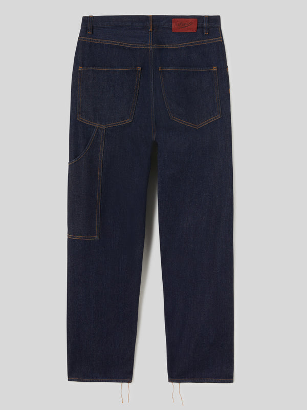 Jeans Oversize Loose Fit da Donna blu scuro