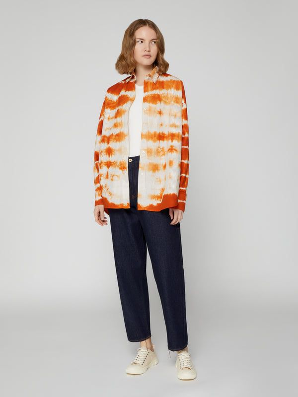 Jeans Oversize Loose Fit da Donna blu scuro