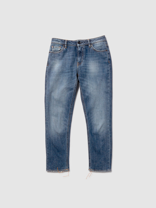 5 TASCHE SLIM DENIM BLU