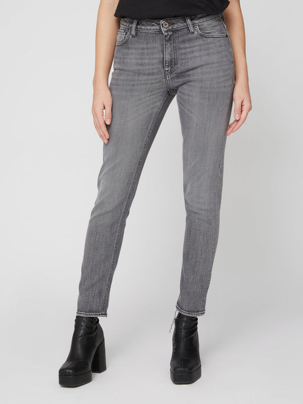 5 TASCHE SLIM DENIM GRIGIO