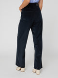 Pantalone Flare da Donna a vita alta blu scuro