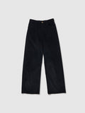 Pantalone Flare da Donna a vita alta blu scuro