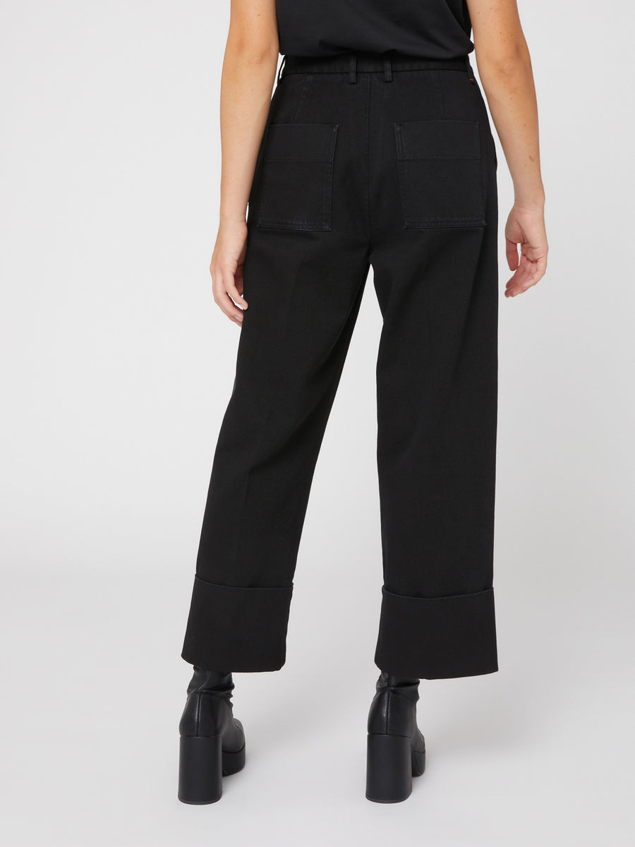 Pantalone da Donna a vita alta nero