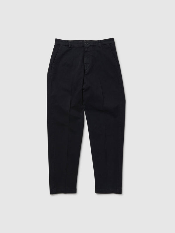 Pantalone Chino da Donna a vita alta blu