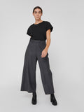 Pantalone da Donna a gamba larga grigio scuro