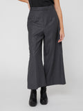 Pantalone da Donna a gamba larga grigio scuro