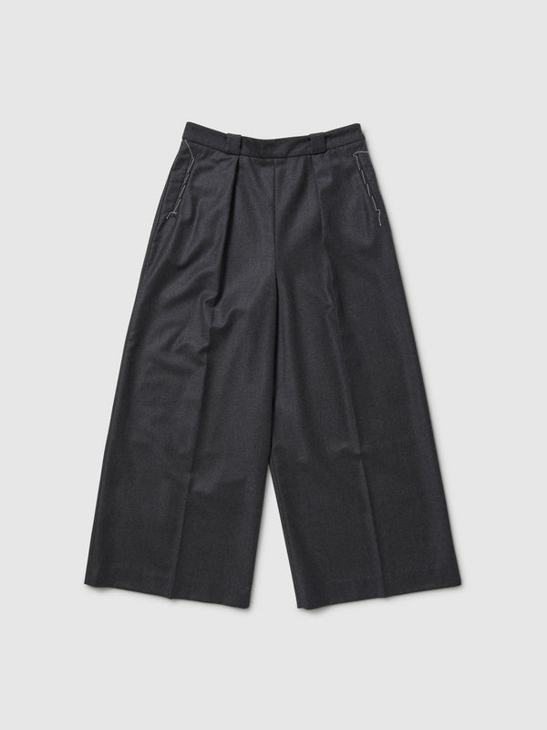 Pantalone da Donna a gamba larga grigio scuro