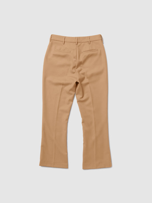 PANTALONE TROMBETTA IN LANA BISCOTTO