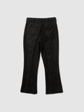 PANTALONE TROMBETTA IN LANA NERA