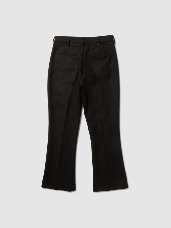 PANTALONE TROMBETTA IN LANA NERA