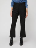 PANTALONE TROMBETTA IN LANA NERA