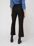 PANTALONE TROMBETTA IN LANA NERA