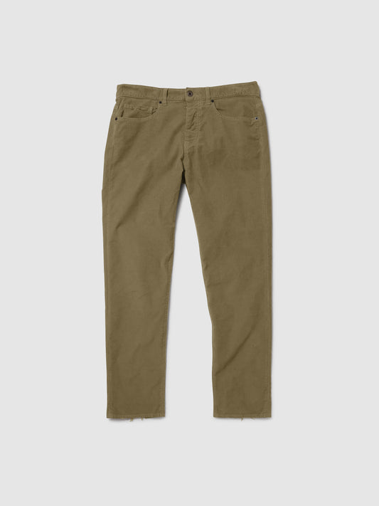 Jeans Slim Fit da Uomo in Velluto di Cotone