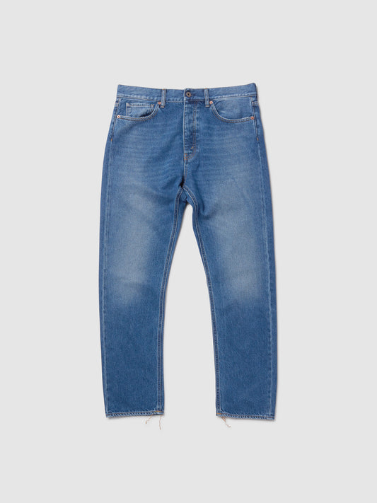 Jeans Regular Fit da Uomo a Gamba Dritta